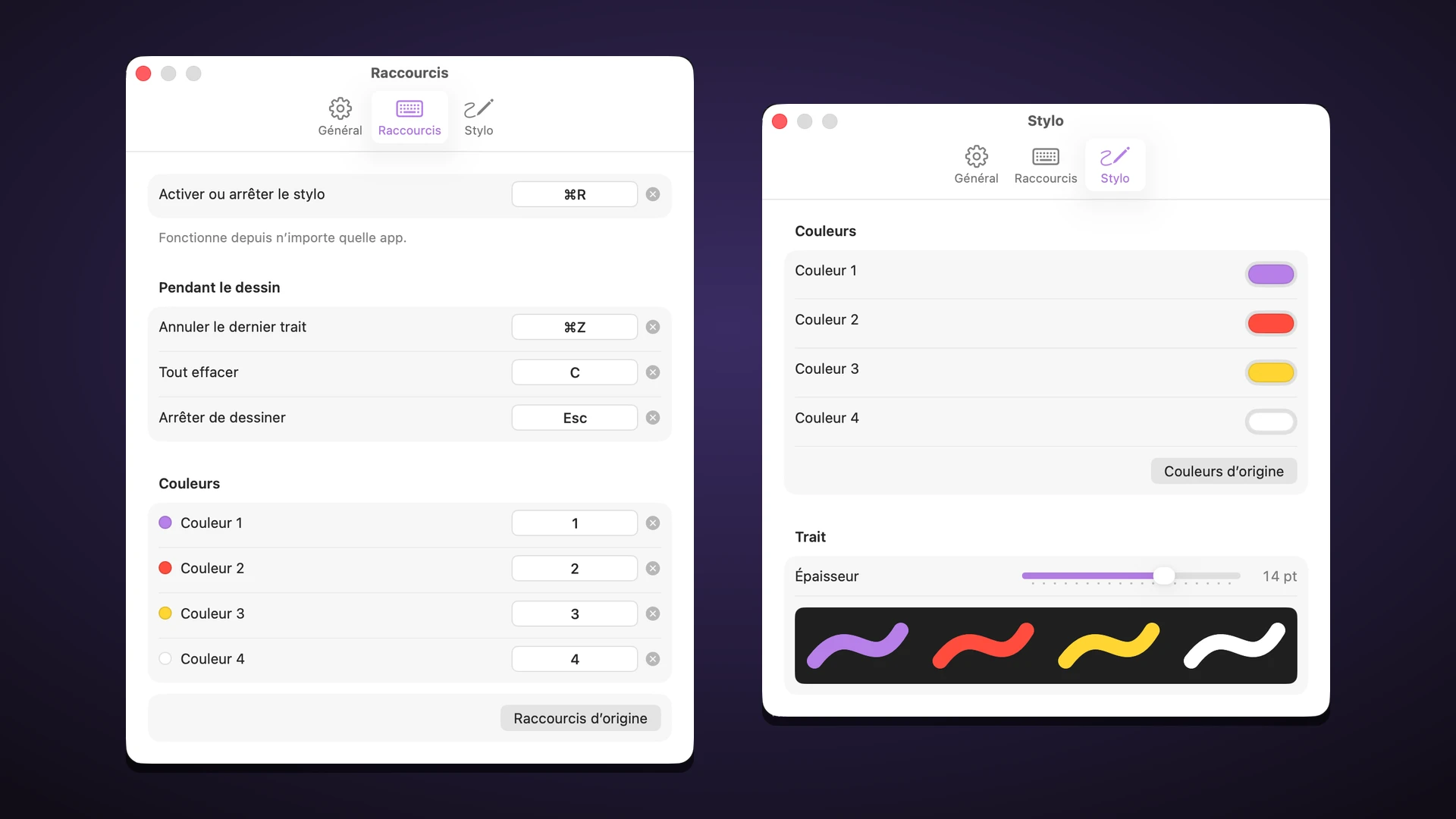 Overpen dashboard