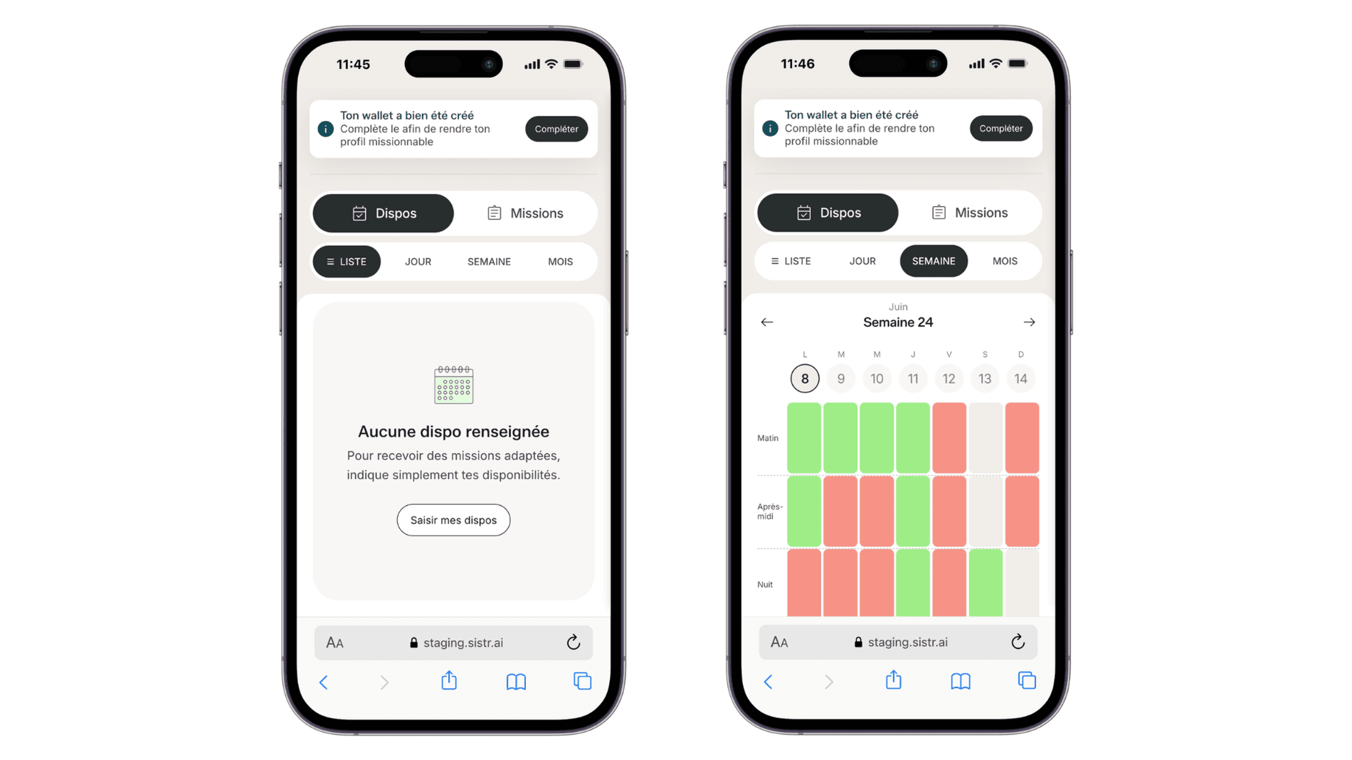 Sistr dashboard